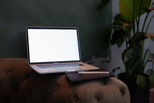 Laptop Displaying a Blank White Screen