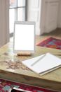 A Tablet beside a Sketchpad