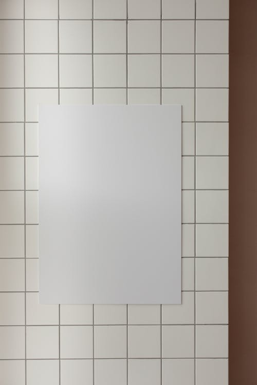 Blank Square Canvas In Interior Stock Photo - Download Image Now