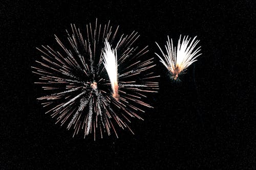 Kostenlos Feuerwerk In Der Nacht Stock-Foto