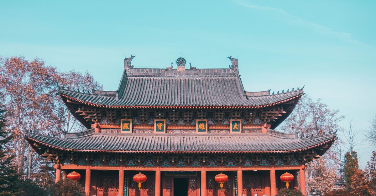 Asian Building Sytle Traditional Asian Building Facade · Free Stock Photo