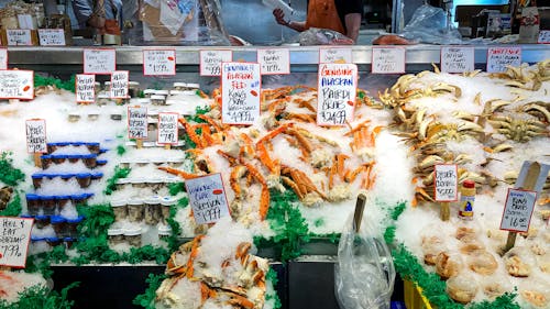 Seafoods on Fish Market
