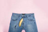 Blue Denim Jeans on the Table