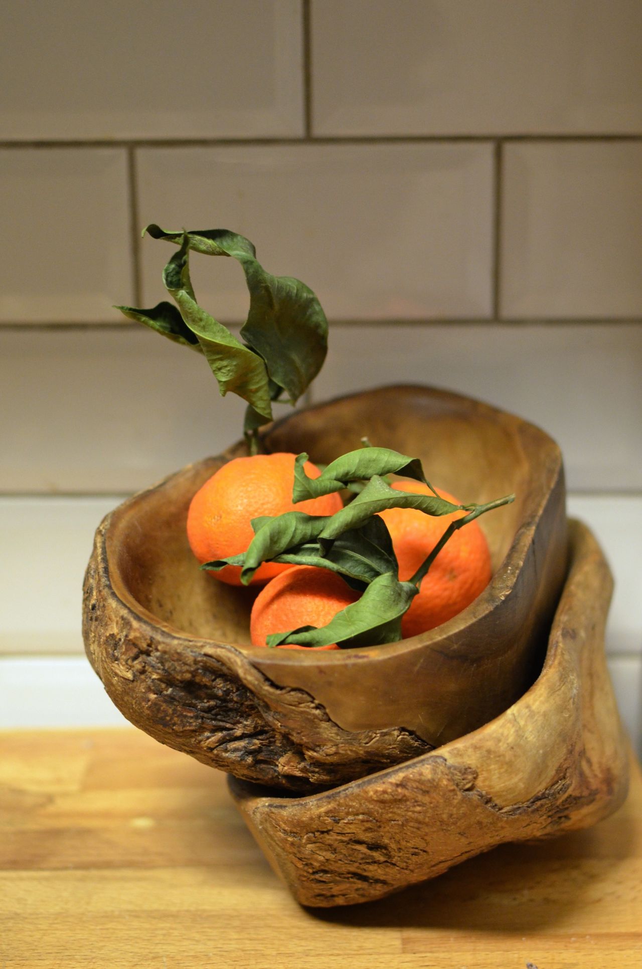 Olive wood bowl
