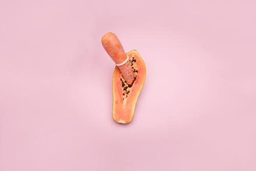 Free stock photo of carrot, condom, couple sex