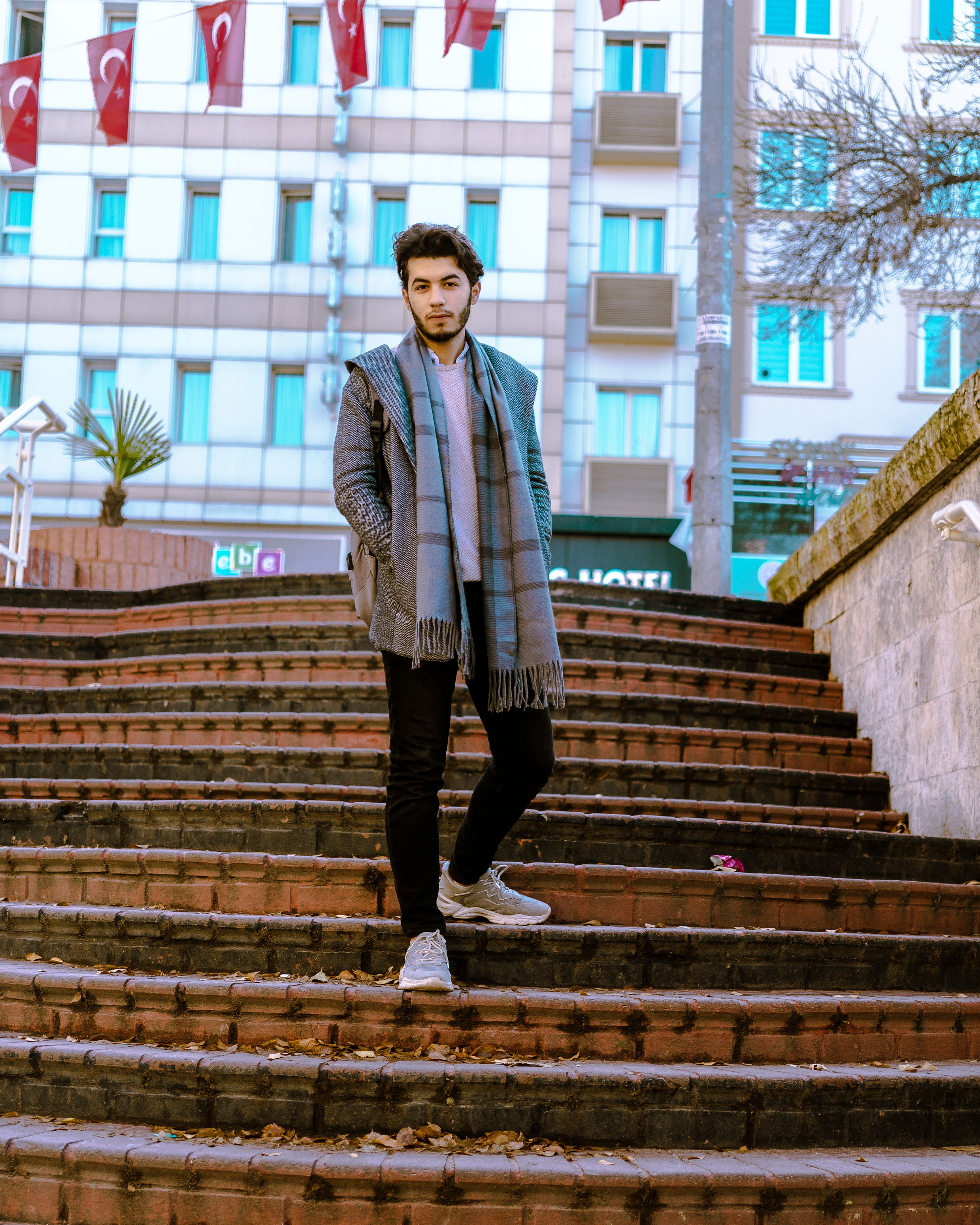 A Man in Gray Sweater · Free Stock Photo