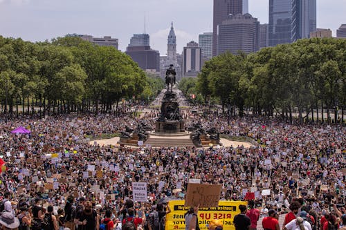 People Protesting on the Street