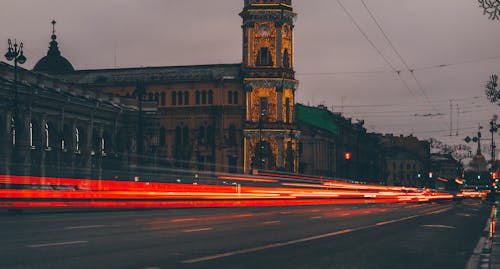 Základová fotografie zdarma na téma centrum města, nevsky prospekt, světlomety