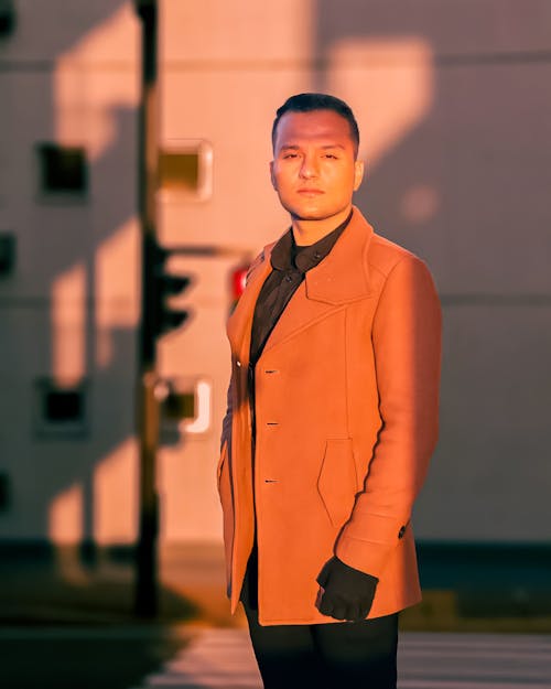 A Man in Orange Suit
