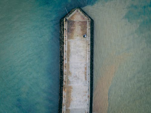 Бесплатное стоковое фото с Аэрофотосъемка, вода, люди