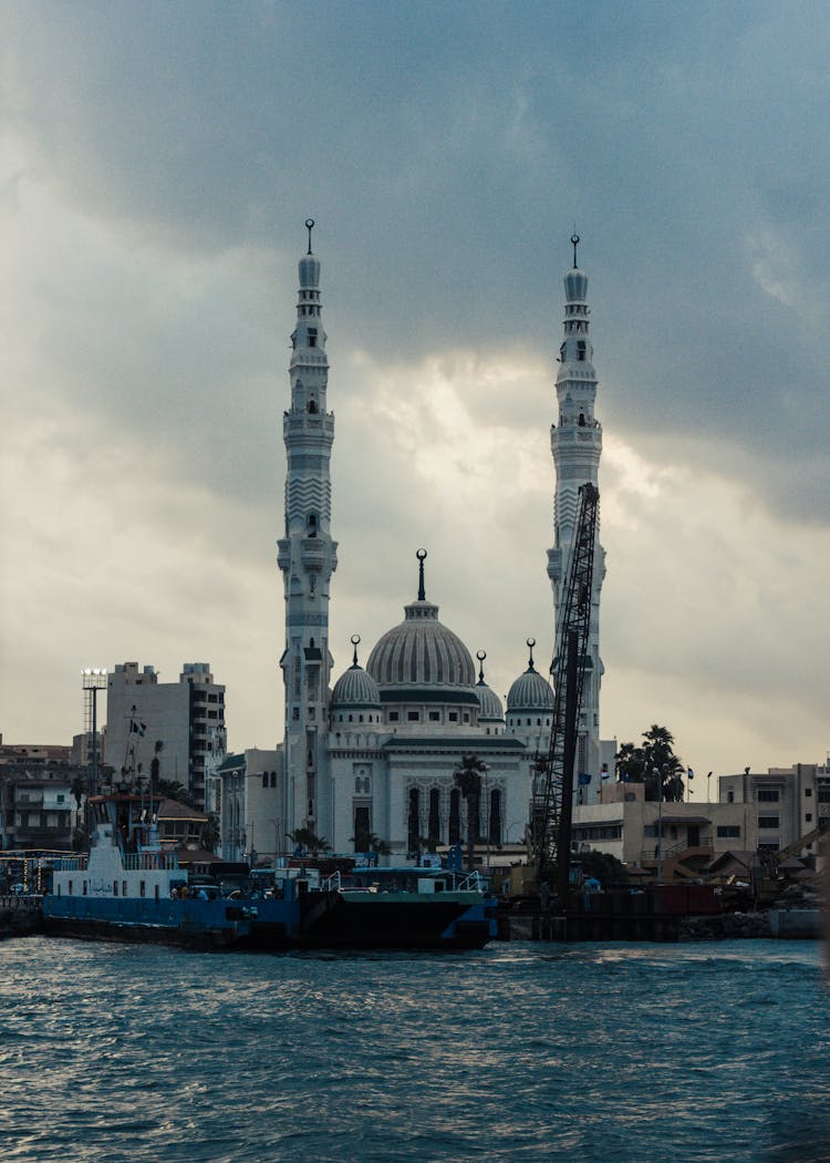 The Port Fouad Grand Mosque In Port Said , Egypt