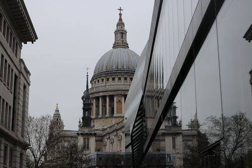 St. Paul's Cathedral Under Gloomy Sky