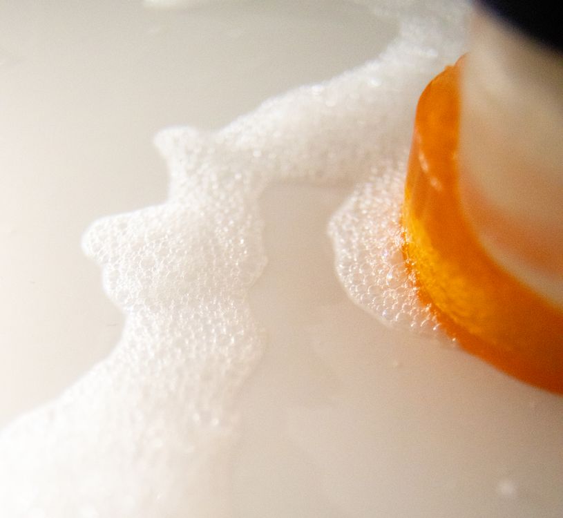 Froth Making Using Soap Handmade soaps and shiny froth on white background · Free Stock Photo