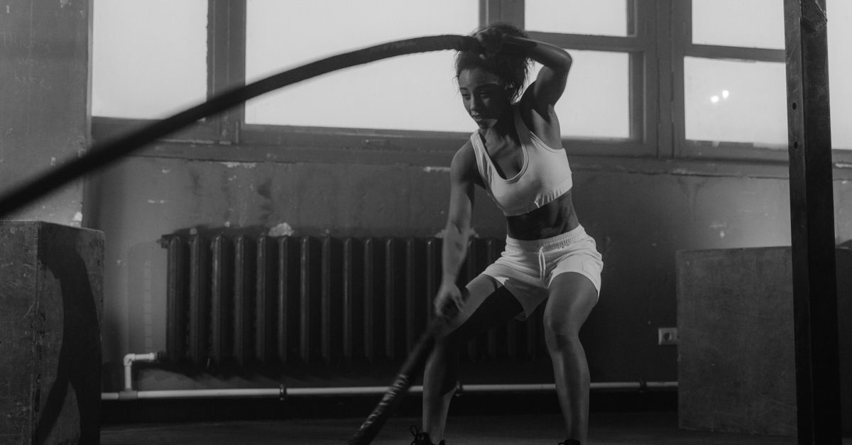 Black woman building a consistent workout routine with discipline over 40