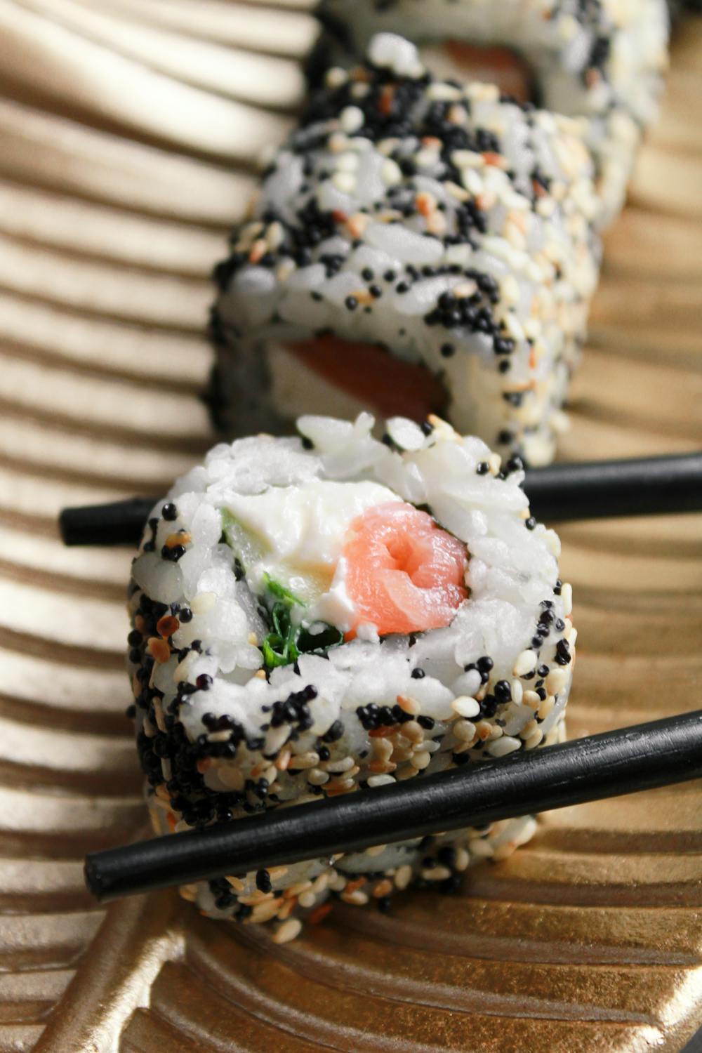 Ikura Sushi Rolls