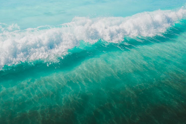 Rolling Waves In The Ocean