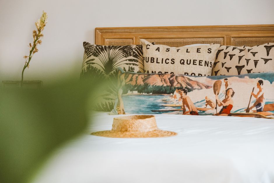 coastal beach rental decor