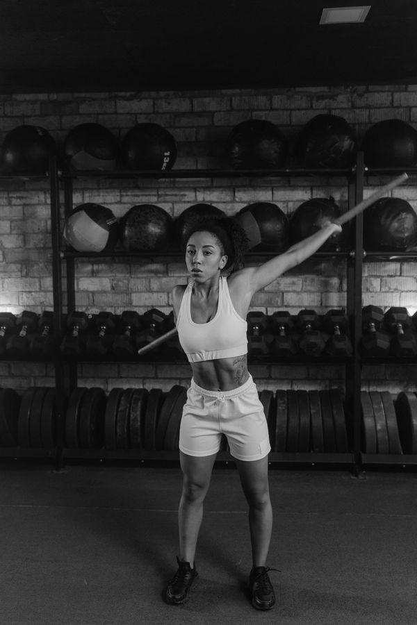 Client after twelve weeks of personal training