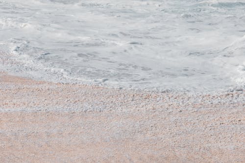 Základová fotografie zdarma na téma moře, pěna, písek