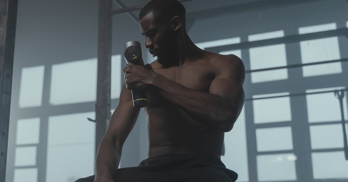 Person receiving a massage on their calf muscles after a workout.