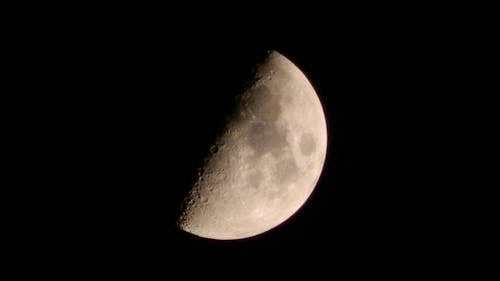 бесплатная Серая и черная луна Стоковое фото