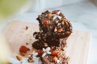 Close-Up Shot of Brownies