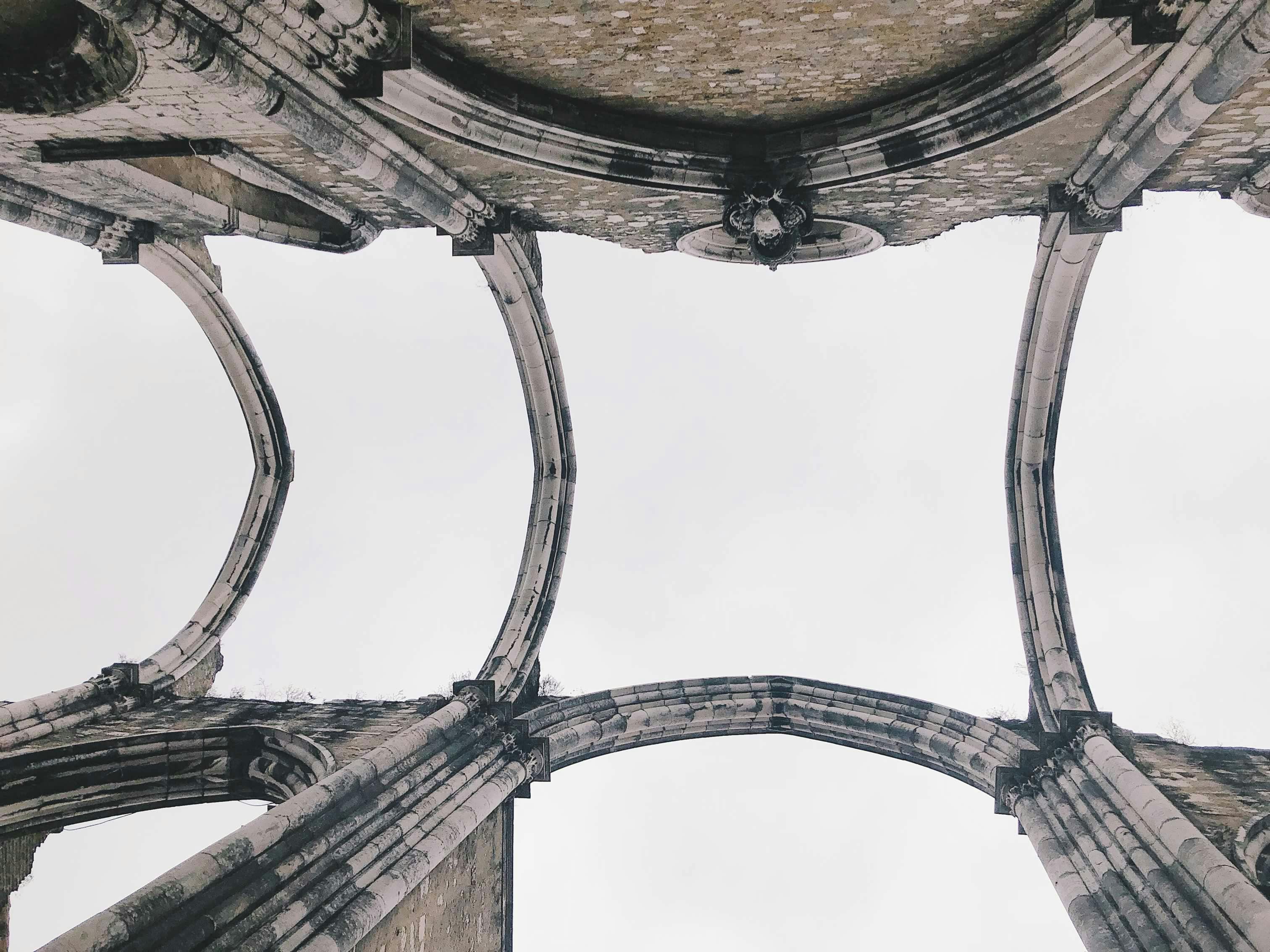 Low Angle Photography of Gothic Cathedral Remains