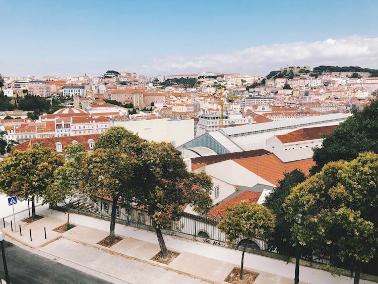 Roofs Of Ancient European City