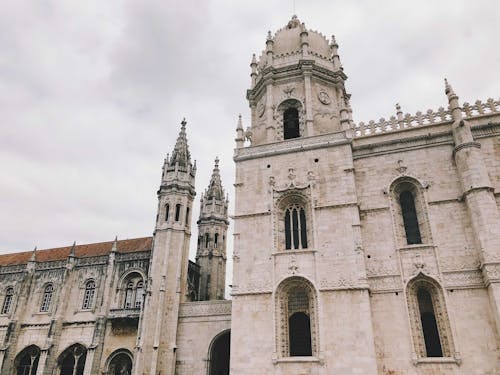 Ancient Gothic Castle Facade