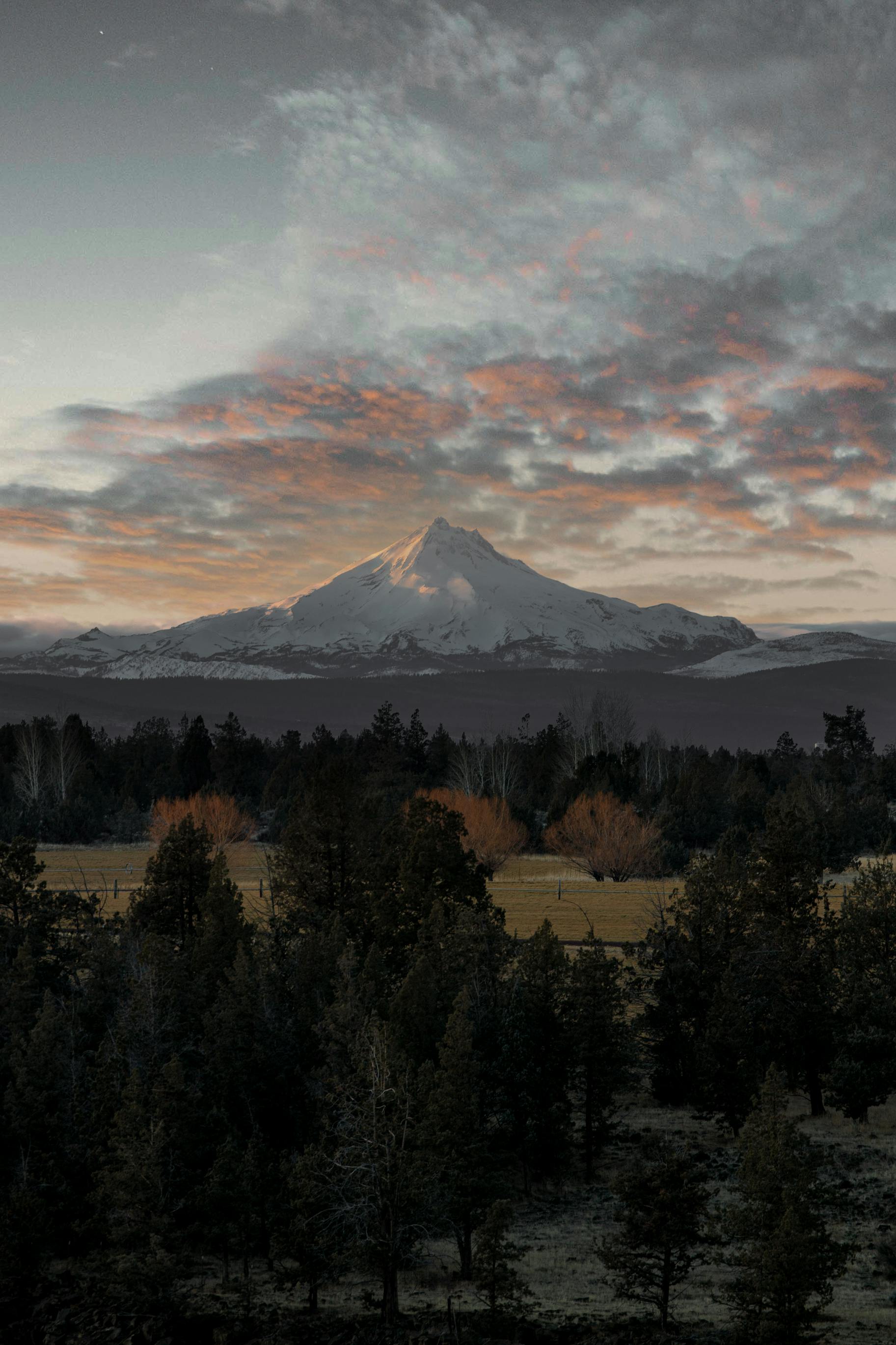 オレゴン, ドローン撮影, 冬の無料の写真素材