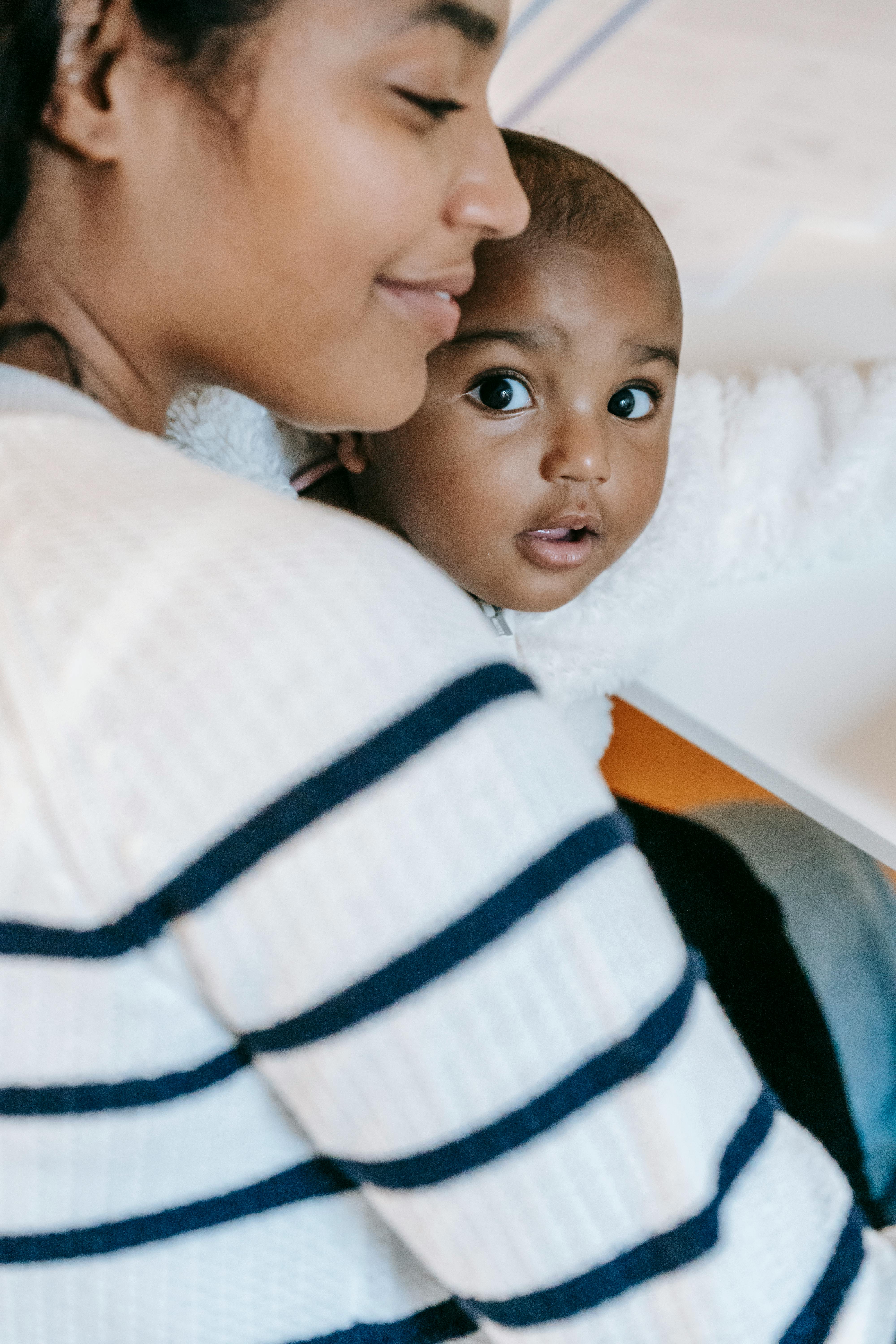 cute baby looking at the camera