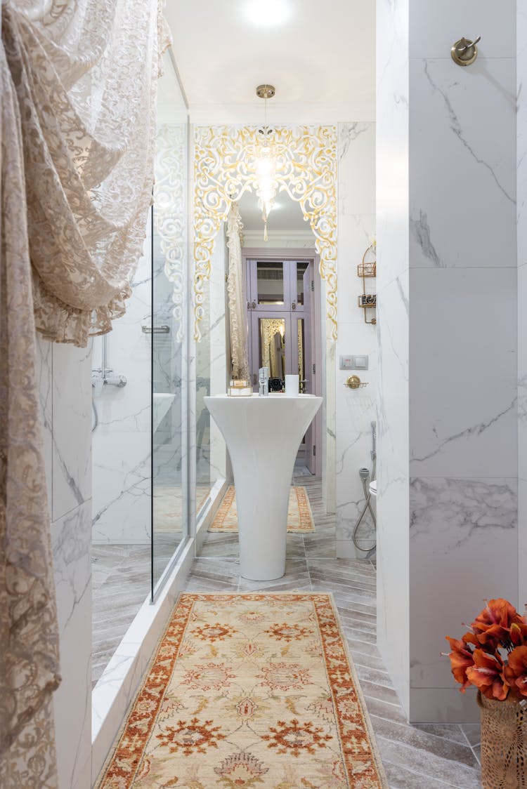 Interior Of Bathroom With Sink