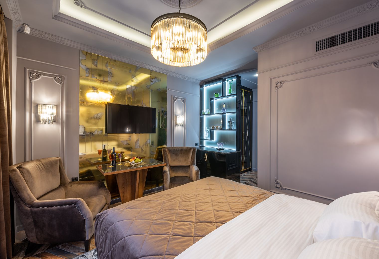 Wallpapering in Limehouse — walls rolled to an even, flat finish