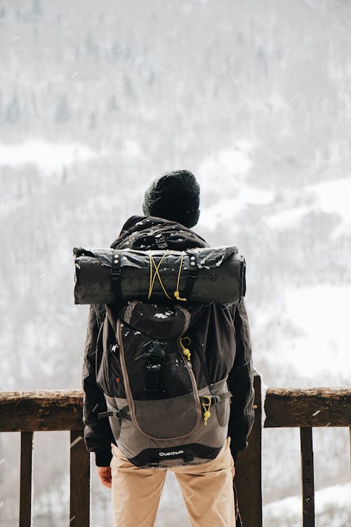 A Person Carrying Backpack