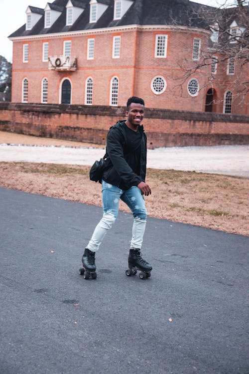 Man using Roller Skates