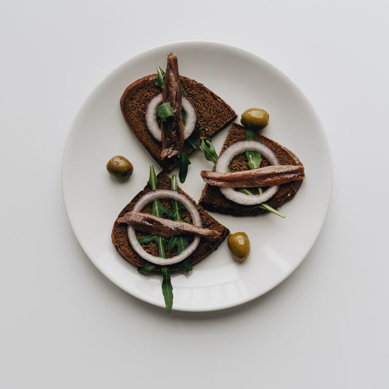Sourdough Party Olive Anchovy Pissaladière Tartines