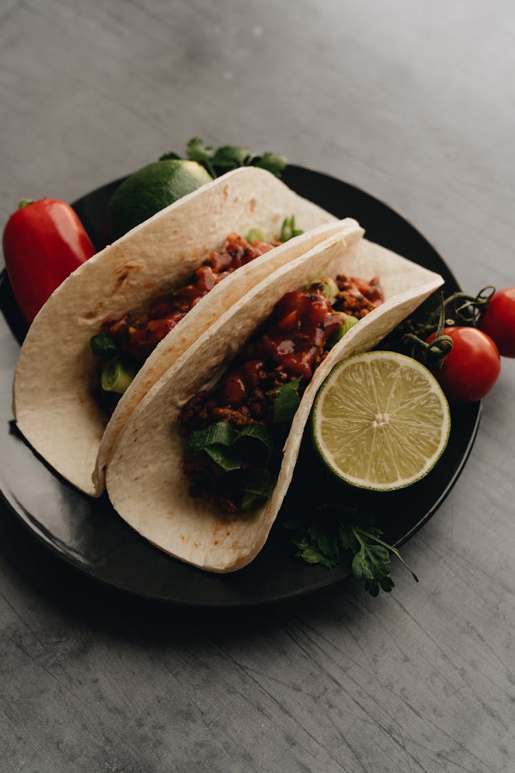 Mexican Food On The Plate