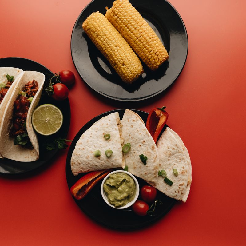 Halloween Party Spicy Black Bean and Corn Tacos