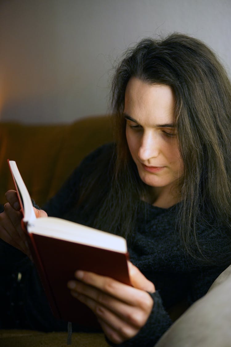 A Woman Reading A Book 