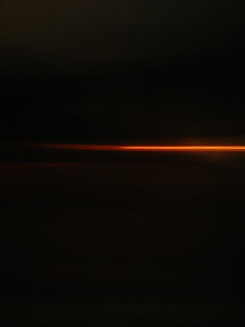 Oranje En Zwarte Lucht Tijdens Zonsondergang