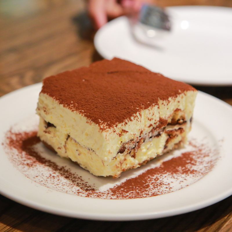 Classic Tiramisu with Cooked Yolk Cream