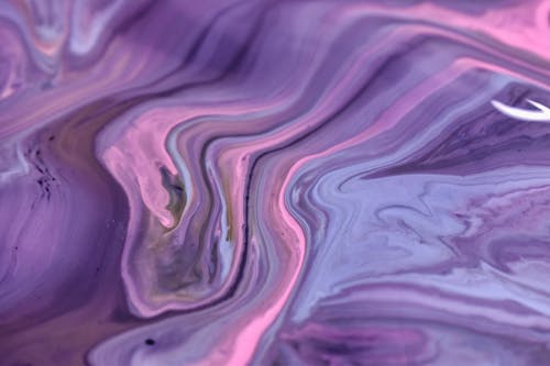 Free Purple Painting in Close-up Photography Stock Photo