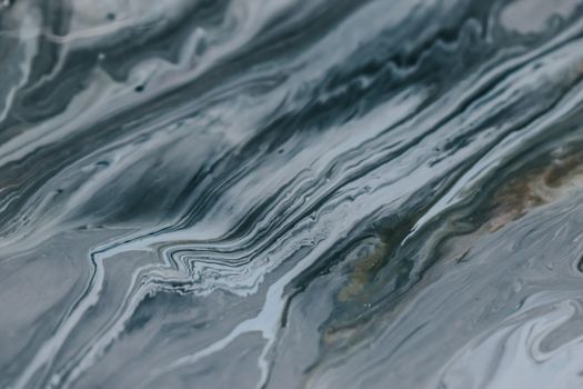 Abstract backdrop of artwork representing grey paint tones with curved lines and tiny blots
