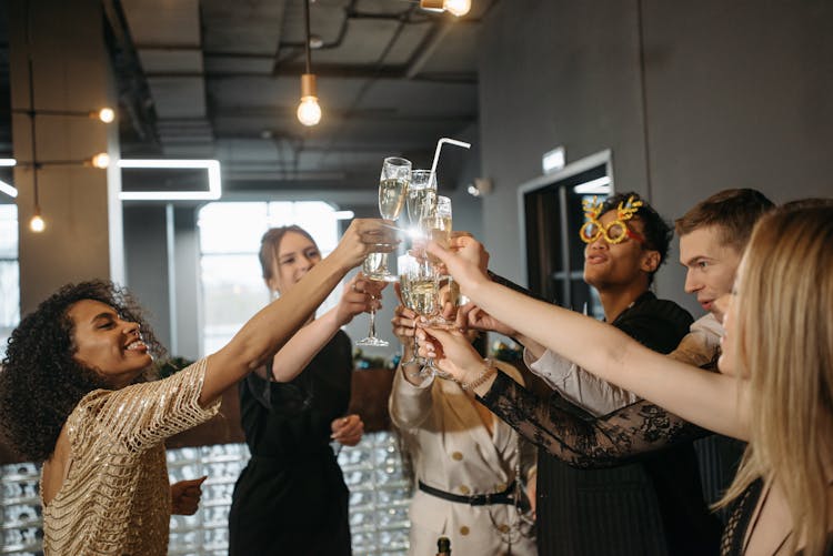 A Team Having A Celebration