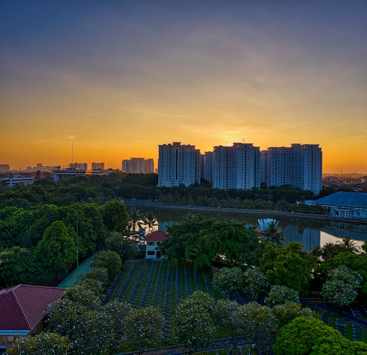 Cityscape With National Cemetery In Kalibata