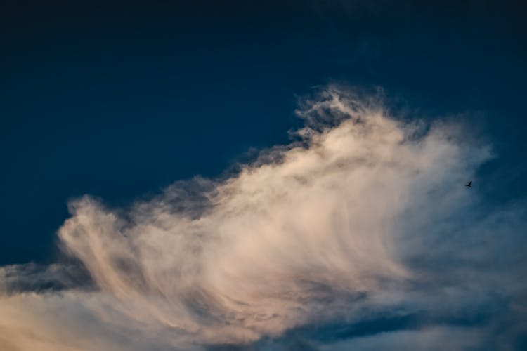 White Clouds Under Blue Sky