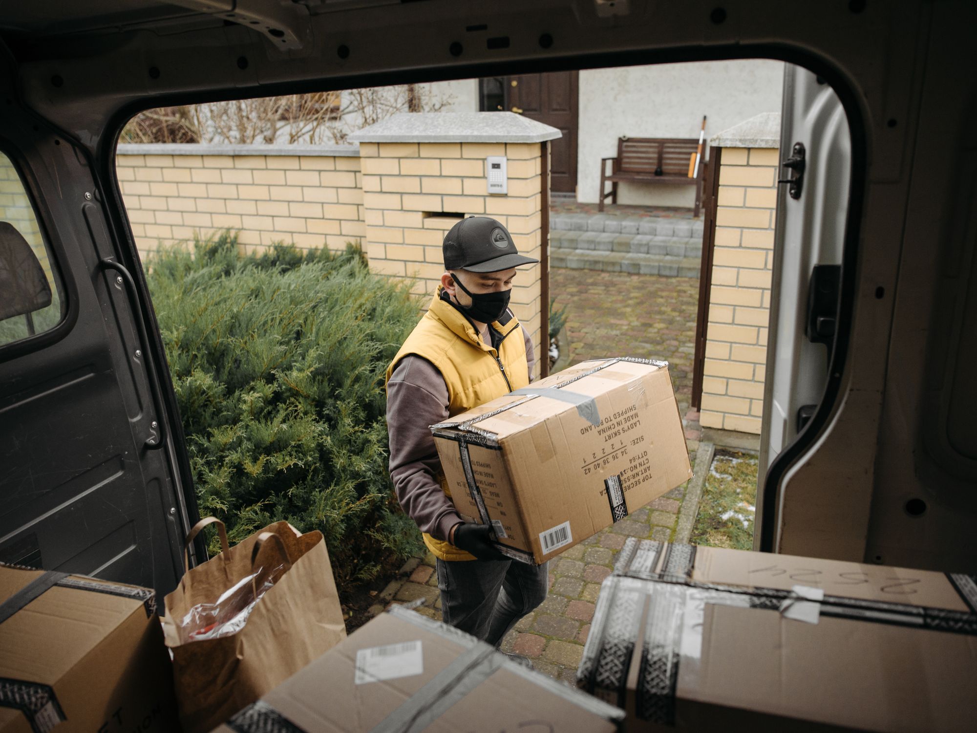 Storage Transport in Cowplain, South East — belongings being loaded for transport to storage