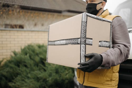 Man Delivering a Box