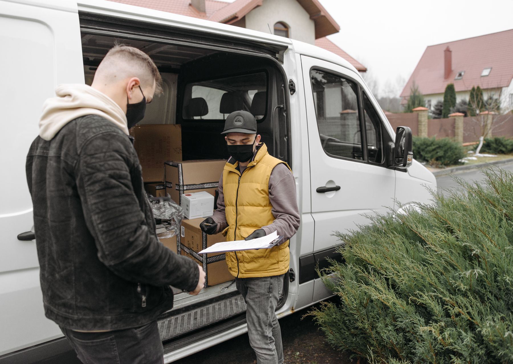 Professional removals crew at work — man and van Birmingham