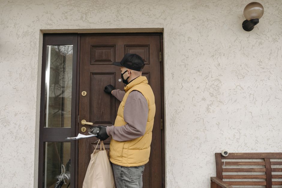 bag and notebook by the door everyday scene lifestyle photo 2